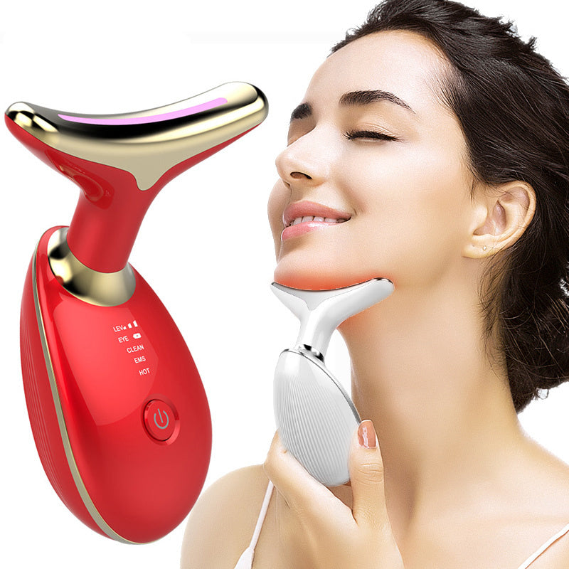 GentleCare EMS Thermal Neck Massager – Heat & LED Therapy