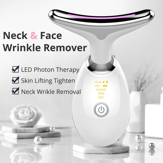 GentleCare EMS Thermal Neck Massager – Heat & LED Therapy